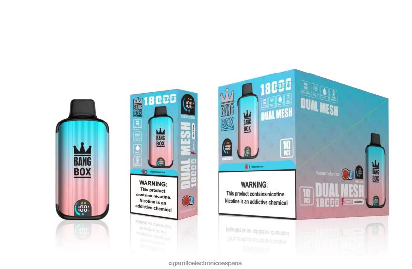 Cigarrillo Electronico España - Bang Box 18000 bocanadas hielo de sandia 88FHHZ96