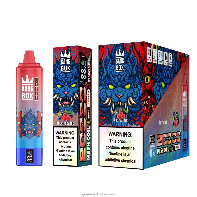 Cigarrillo Electronico España Comprar - Bang Box 20000 hielo azul 88FHHZ59