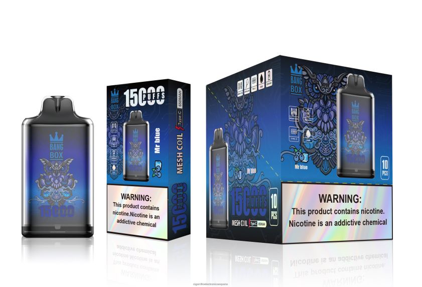 Cigarrillo Electronico España Comprar - Bang Box s1-15000 bocanadas señor azul 88FHHZ109