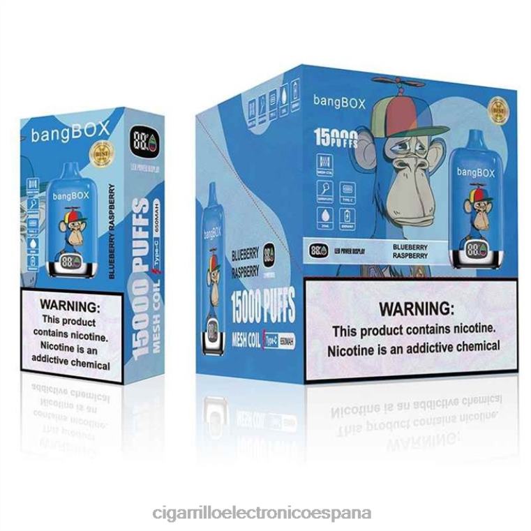Cigarrillo Electronico España - frambuesa arándano 6VL06140 Bang Box 15000