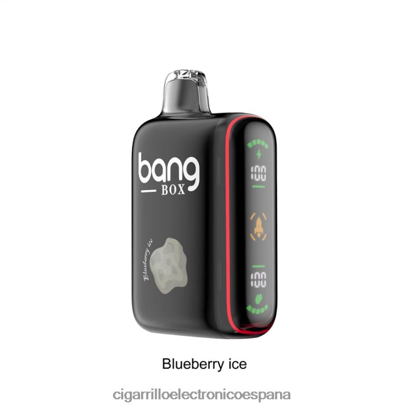 Cigarrillo Electronico Venta Mayoreo - Bang Box Pantalla de potencia inteligente de 9000-18000 inhalaciones hielo de arándanos 88FHHZ32