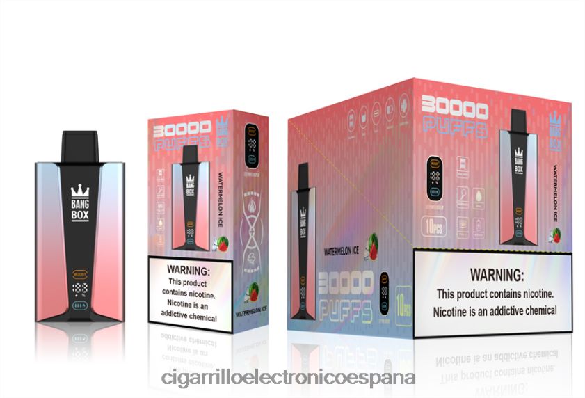 Cigarrillo Electronico Venta Mayoreo - Bang Box Pantalla inteligente de 30000 inhalaciones hielo de sandia 88FHHZ86