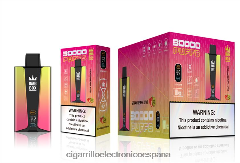 Cigarrillo Electronico Venta Mayoreo - Bang Box Pantalla inteligente de 30000 inhalaciones kiwi fresa 88FHHZ74