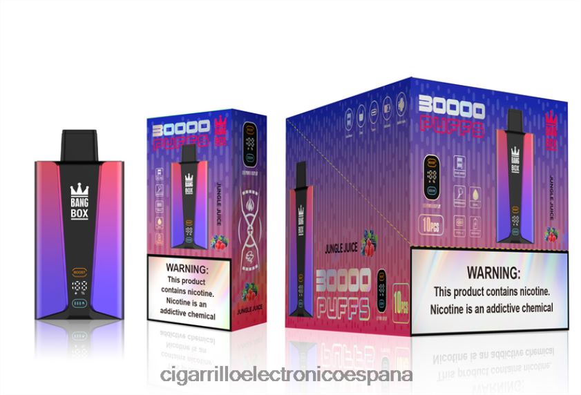 Tienda De Vapeo Al Po - Bang Box Pantalla inteligente de 30000 inhalaciones jugo de la selva 88FHHZ78