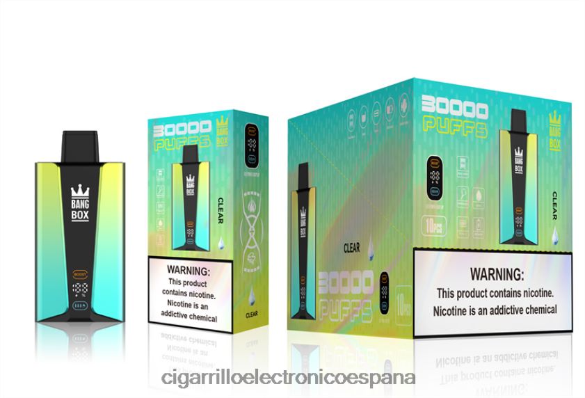 Vapeo Al Por Mayor - Bang Box Pantalla inteligente de 30000 inhalaciones claro 88FHHZ76