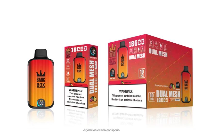 Venta Al Por Mayor De Cigarrillo Electronico - Bang Box 18000 bocanadas mango fresa 88FHHZ99