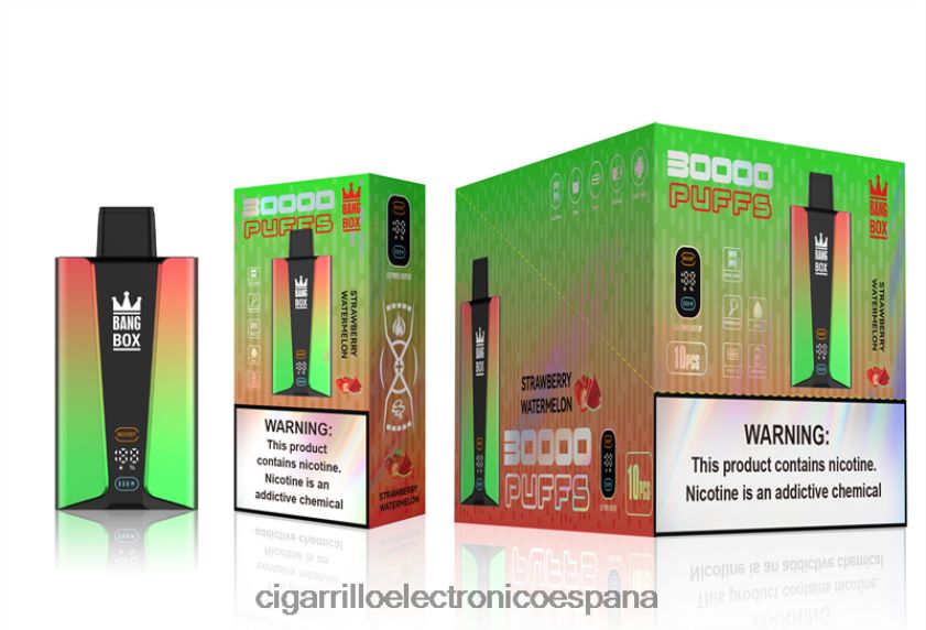 Venta Al Por Mayor De Cigarrillo Electronico - Bang Box Pantalla inteligente de 30000 inhalaciones sandia fresa 88FHHZ75