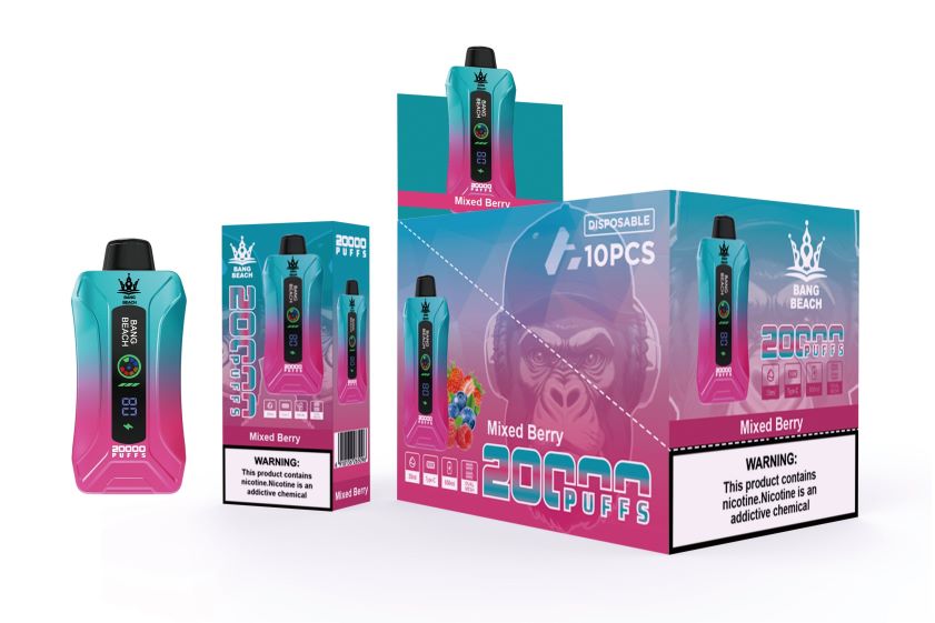 Cigarrillo Electrónico Estanco Precio - Bang Beach vape elegante de la pantalla de 20000 soplos bayas mixtas 88FHHZ5