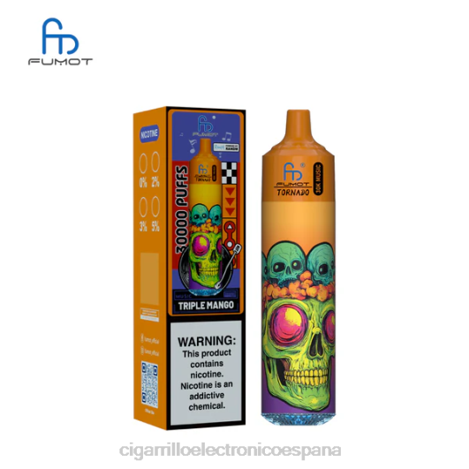 Cigarrillo Electrónico Estanco Precio - Fumot Tornado música de 30k mango triple 2NTF29