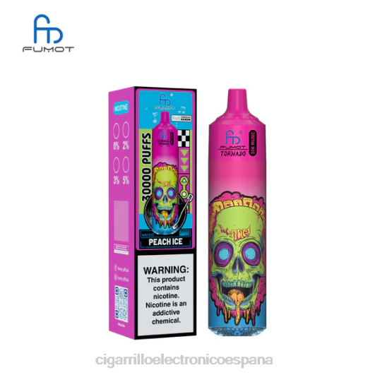 Cigarrillo Electronico Venta Mayoreo - Fumot Tornado música de 30k hielo de durazno 2NTF20