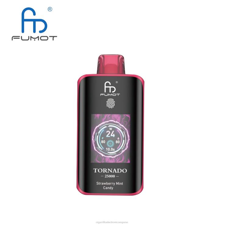 Cigarrillo Electrónico Precio - caramelo de menta y fresa Fumot Tornado 25000 vaporizadores desechables 8ZN0215