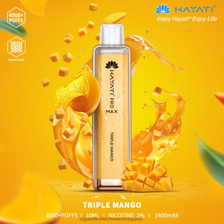 Cigarrillo Electrónico Estanco Precio - mango triple 6VL06179 Hayati Pro Max 4000