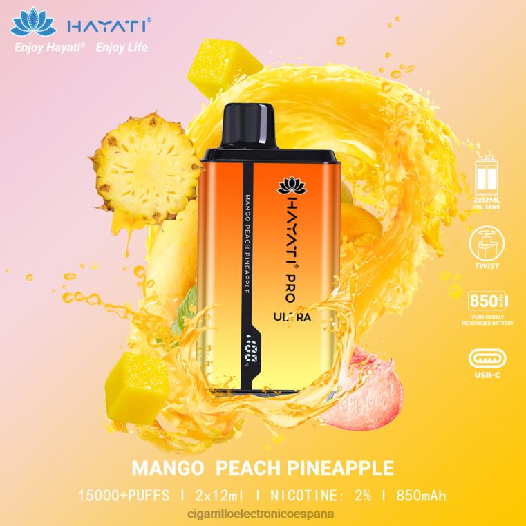 Cigarrillo Electrónico Estanco Precio - mango durazno piña 6VL06209 Hayati Pro Ultra
