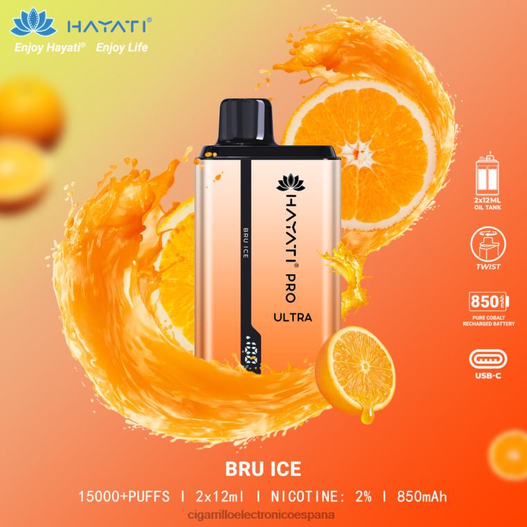 Cigarrillo Electrónico Estanco - bru hielo 6VL06203 Hayati Pro Ultra