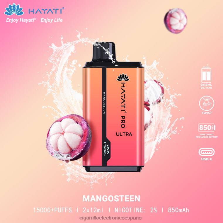 Cigarrillo Electronico España - mangostán 6VL06210 Hayati Pro Ultra