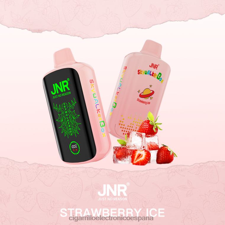 hielo de fresa