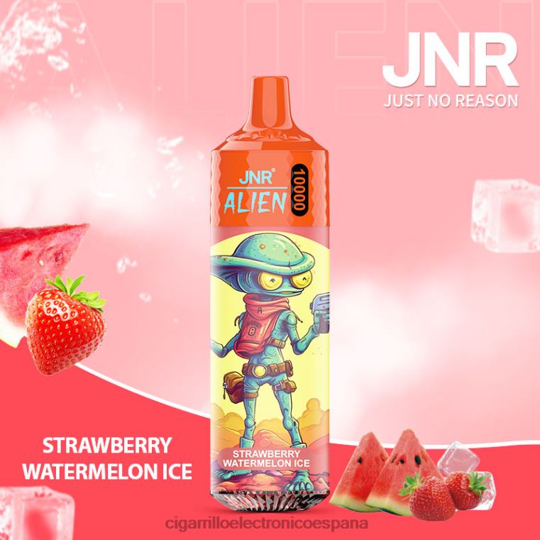 Cigarrillo Electrónico Sin Nicotina - hielo de sandia fresa 6VL06665 JNR ALIEN