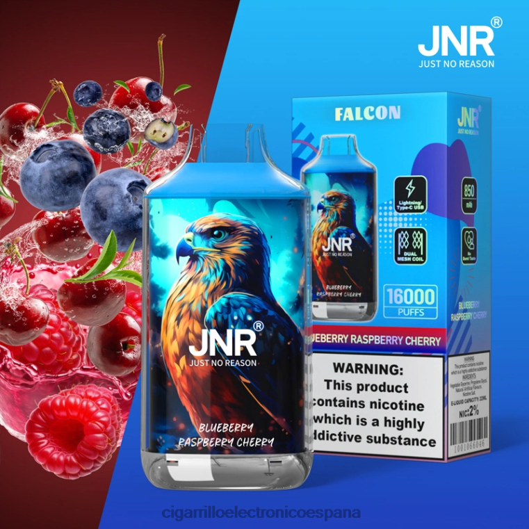 Cigarrillo Electrónico Estanco Precio - arándano frambuesa cereza 6VL06699 JNR FALCON