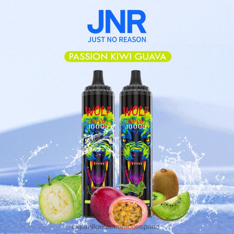 Cigarrillo Electrónico Con Nicotina - pasión kiwi guayaba 6VL06767 JNR WOLF NIPLO