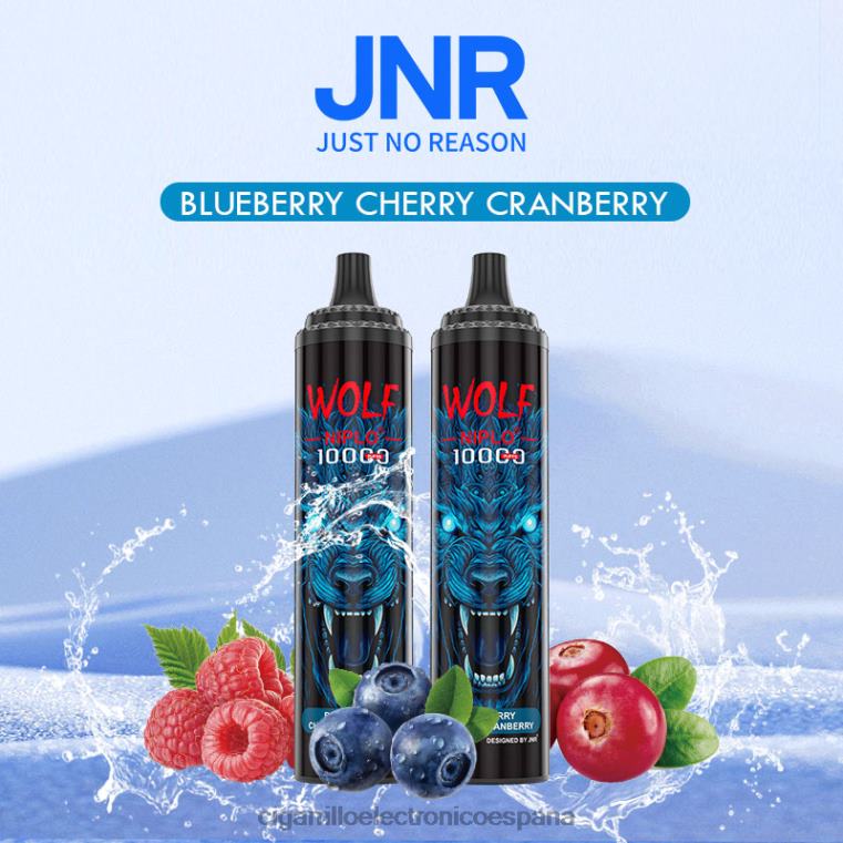 Cigarrillo Electronico España - arándano cereza arándano 6VL06760 JNR WOLF NIPLO