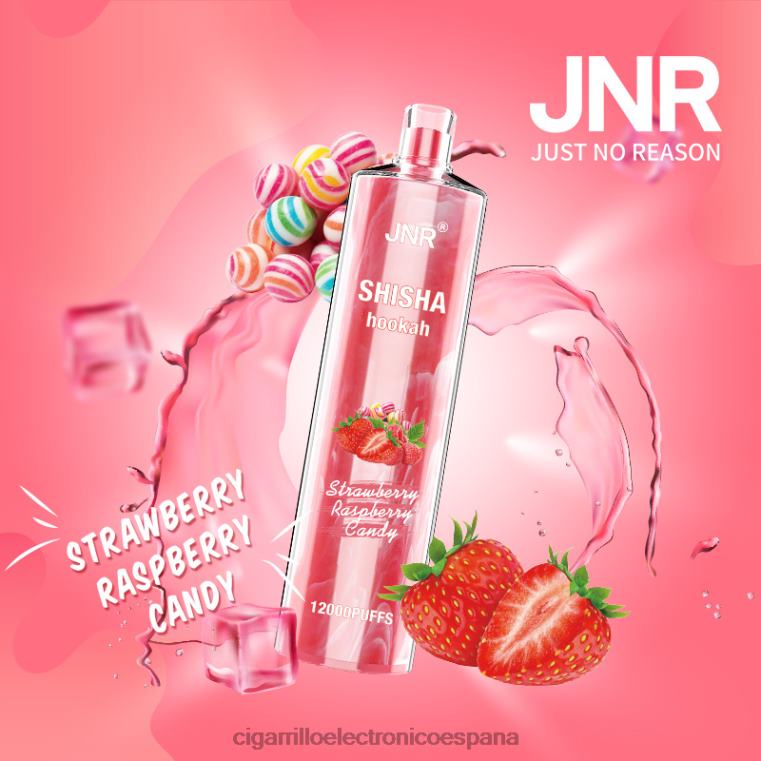Cigarrillo Electrónico Recargable - caramelo de fresa y frambuesa 6VL06691 JNR SHISHA