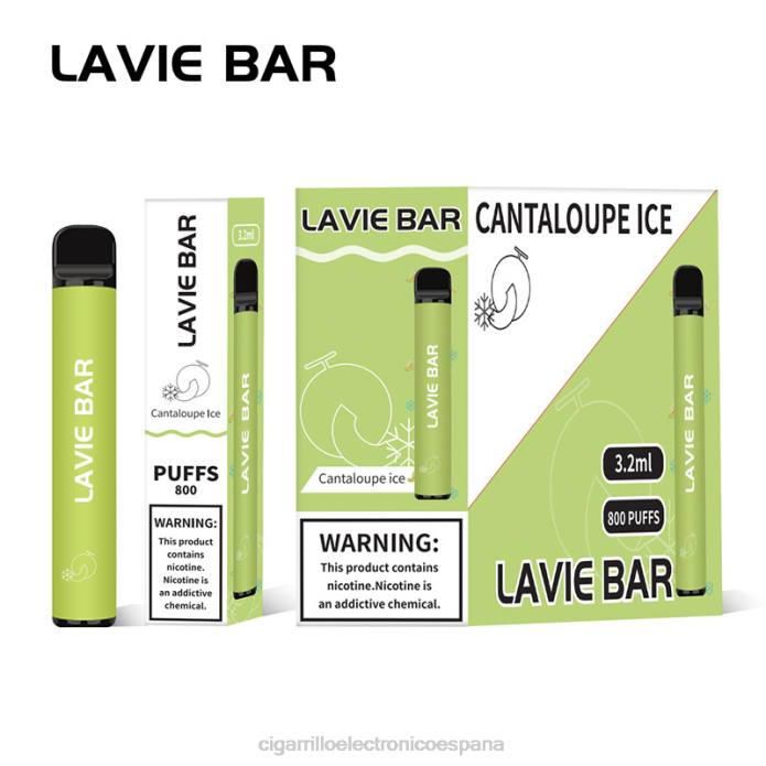 Cigarrillo Electrónico Estanco Precio - hielo de melón LAVIE BAR 800 bocanadas ZRR0317