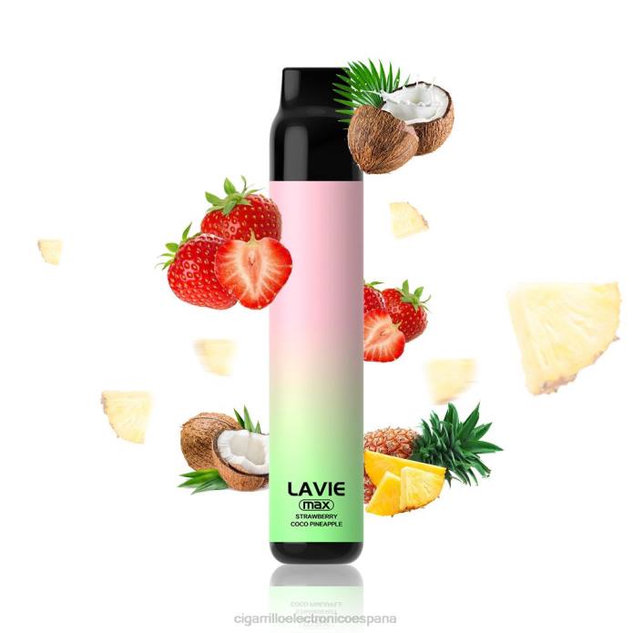 Cigarrillo Electronico España Comprar - fresa coco manzana LAVIE BAR 5000 inhalaciones - máx. ZRR0283