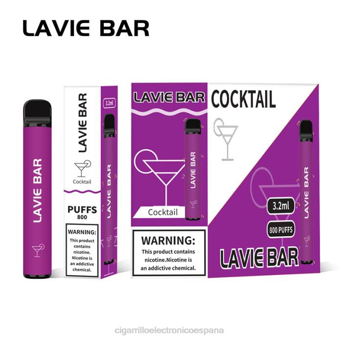 Tienda De Vapeo Al Po - cóctel LAVIE BAR 800 bocanadas ZRR0312
