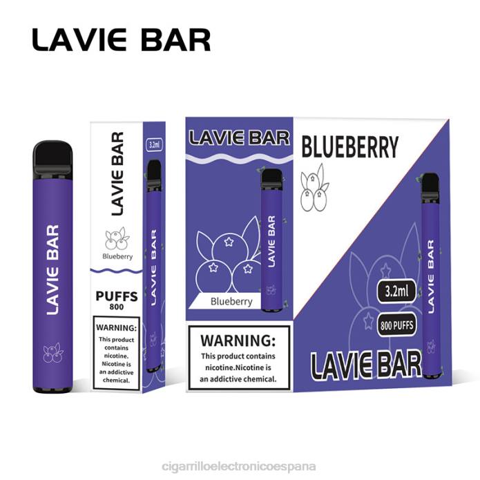 Vapeo Al Por Mayor - hielo de arándanos LAVIE BAR 800 bocanadas ZRR0310