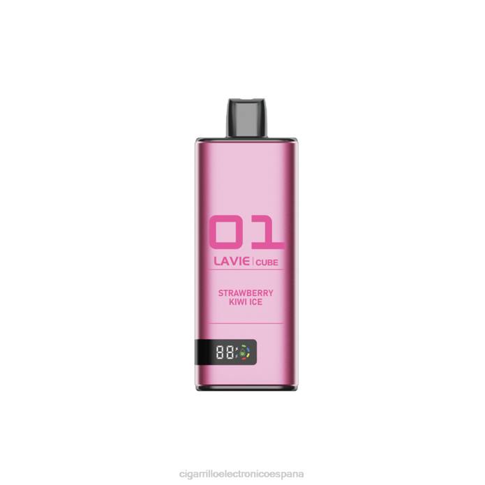 Distribuidor Vapeo Al Por Mayor - hielo de fresa y kiwi LAVIE Cube 20000 bocanadas ZRR035