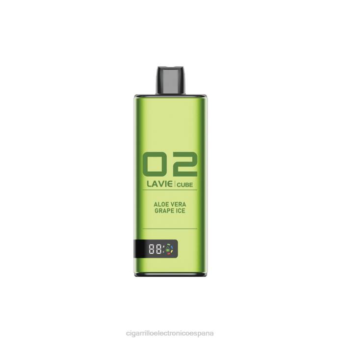 Tienda De Vapeo Al Po - hielo de uva aloe vera LAVIE Cube 20000 bocanadas ZRR036