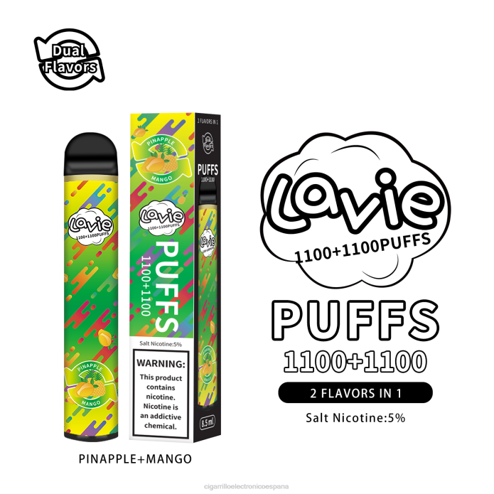 Cigarrillo Electronico Venta Mayoreo - piña/mango LAVIE BAR Switch 2200 bocanadas ZRR0296