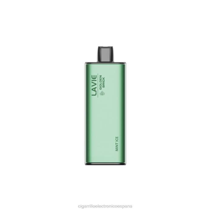 Cigarrillo Electrónico Blu - hielo de menta LAVIE GOLDEN BRICK 10000 bocanadas ZRR062