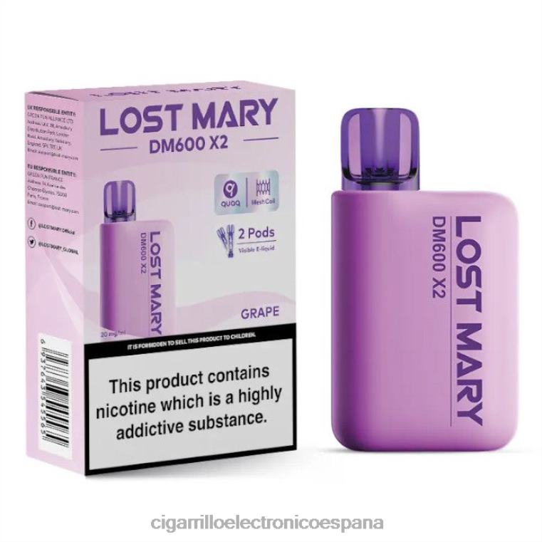 Cigarrillo Electrónico Iqos - uva 6VL06472 LOST MARY DM600 X2