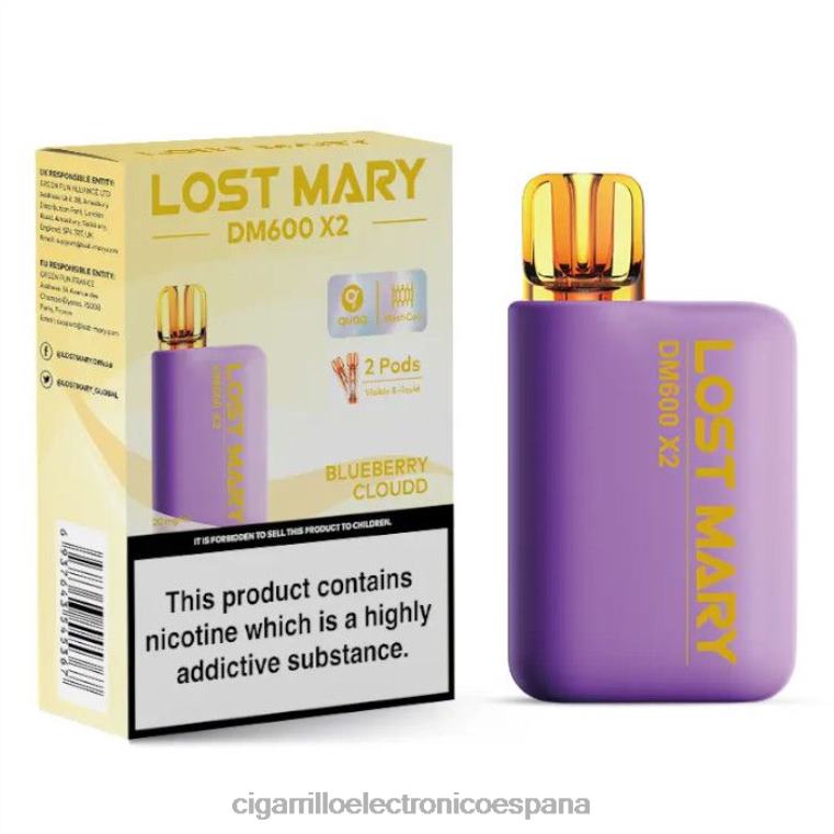 Cigarrillo Electrónico Marcas - nube de arándanos 6VL06468 LOST MARY DM600 X2