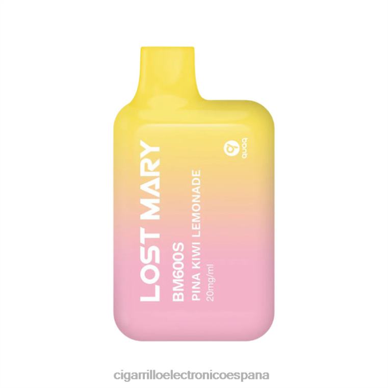 Cigarrillo Electrónico Blu - limonada de piña y kiwi 6VL06414 LOST MARY BM600S