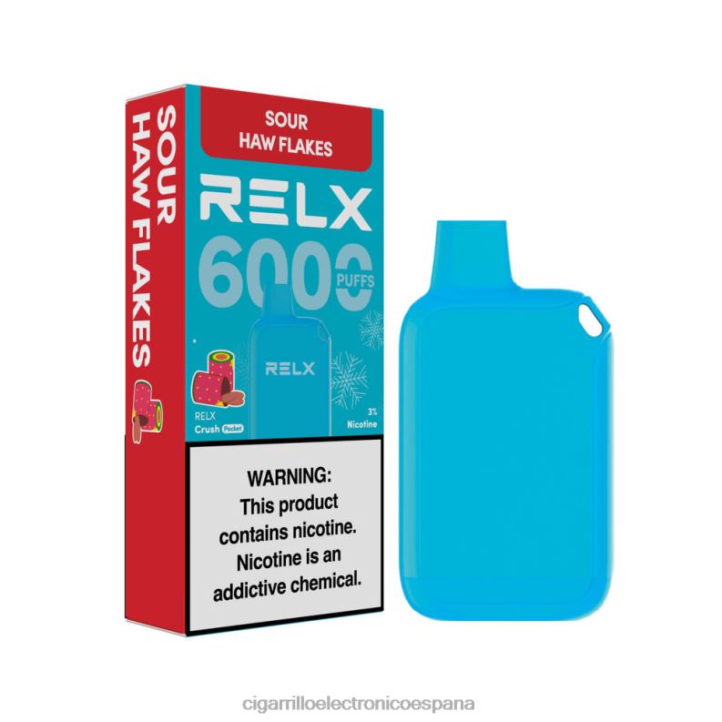 Cigarrillo Electrónico Marcas - hojuelas de haw amargo RELX Crush Pocket 6000 helado 00D6B16