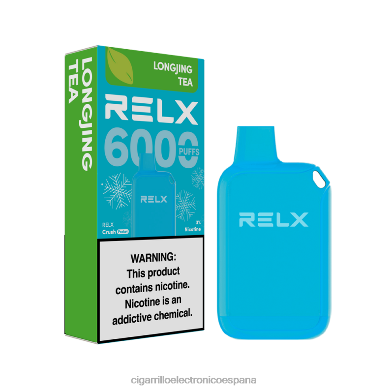 Venta Al Por Mayor De Cigarrillo Electronico - té longjing RELX Crush Pocket 6000 helado 00D6B9