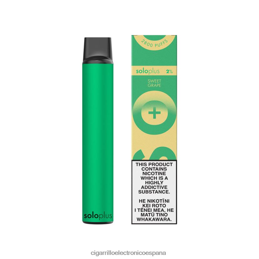 Cigarrillo Electrónico Marcas - Solo Plus colección paraíso vape desechable uva dulce L46D4P40