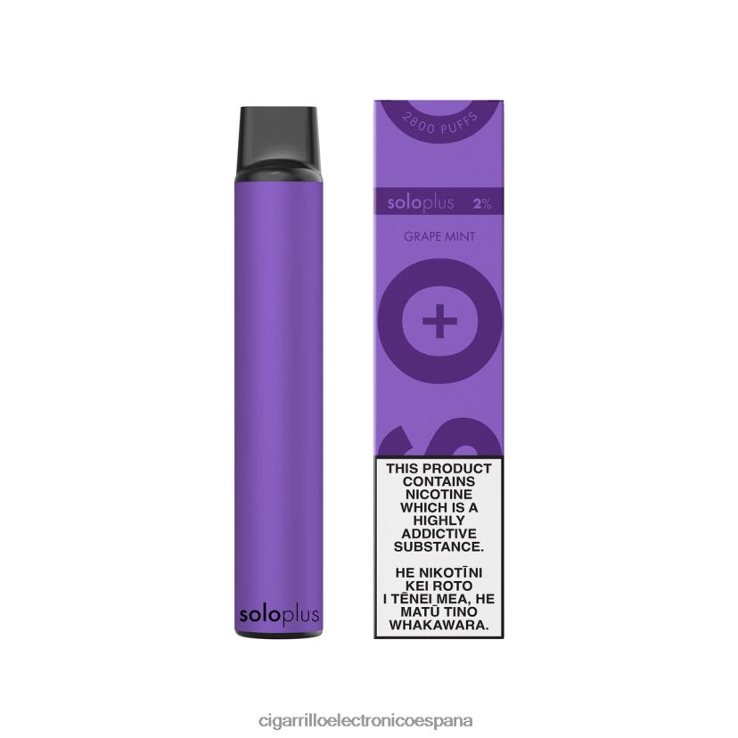 Cigarrillo Electrónico Precio - Solo Plus vaporizador desechable menta de uva L46D4P27
