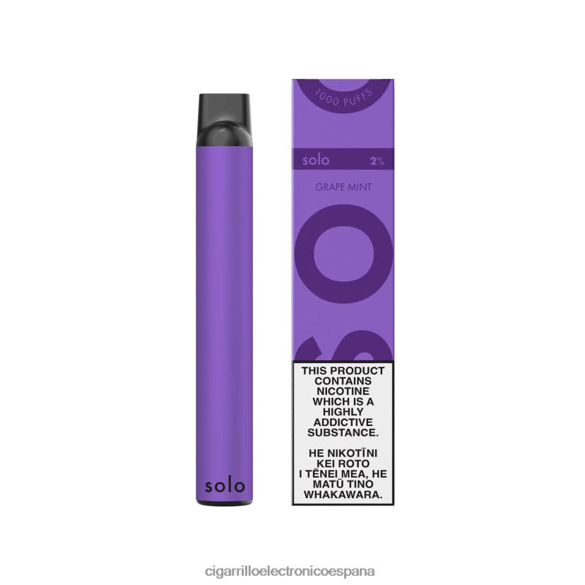 Cigarrillo Electronico España Comprar - Solo vaporizador desechable menta de uva L46D4P7