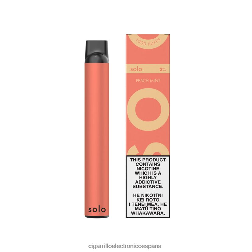 Cigarrillo Electronico España - Solo vaporizador desechable menta durazno L46D4P6