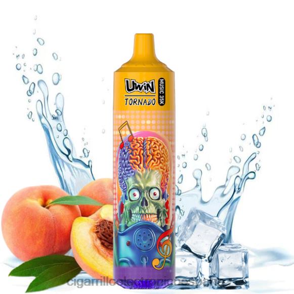 Tienda De Vapeo Al Po - UWIN CRYSTAL vaporizador desechable 35k hielo de durazno de verano NLH24396