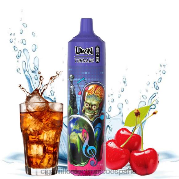 Venta Al Por Mayor De Cigarrillo Electronico - UWIN CRYSTAL vaporizador desechable 35k cola de cereza NLH24393