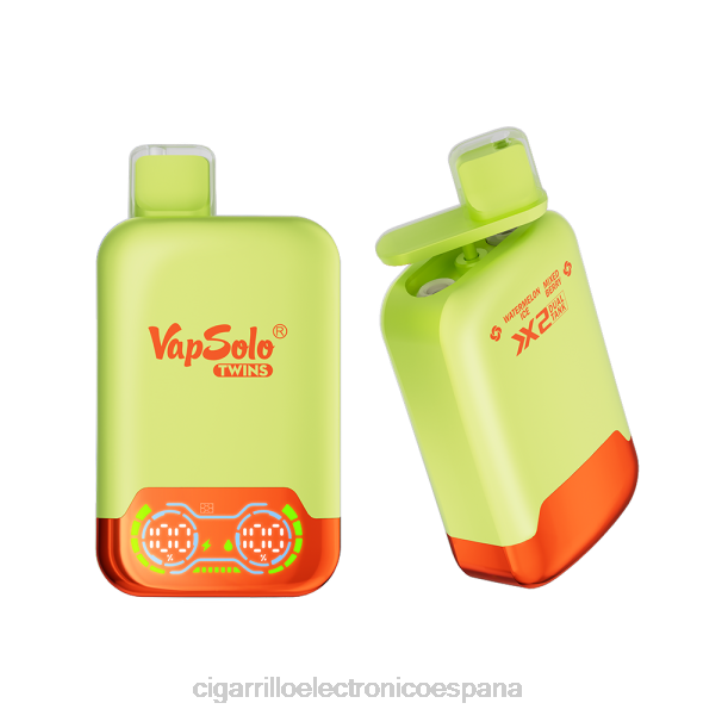 Cigarrillo Electrónico Iqos - Vapsolo TWINS vaporizador desechable hielo de sandía y bayas mixtas DX88128