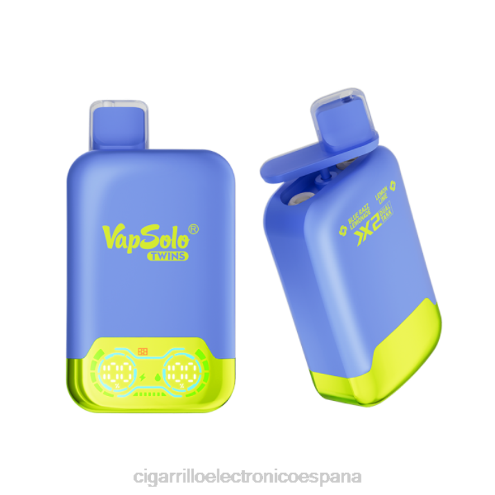 Cigarrillo Electronico España - Vapsolo TWINS vaporizador desechable limonada blue razz y lima limón DX88120