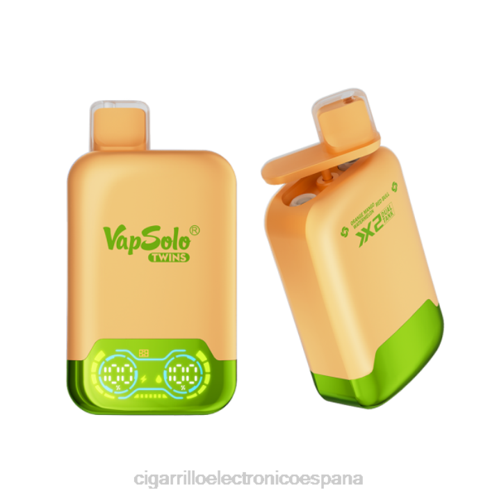 Vapeo Al Por Mayor - Vapsolo TWINS vaporizador desechable sandía mango naranja y red bull DX88124