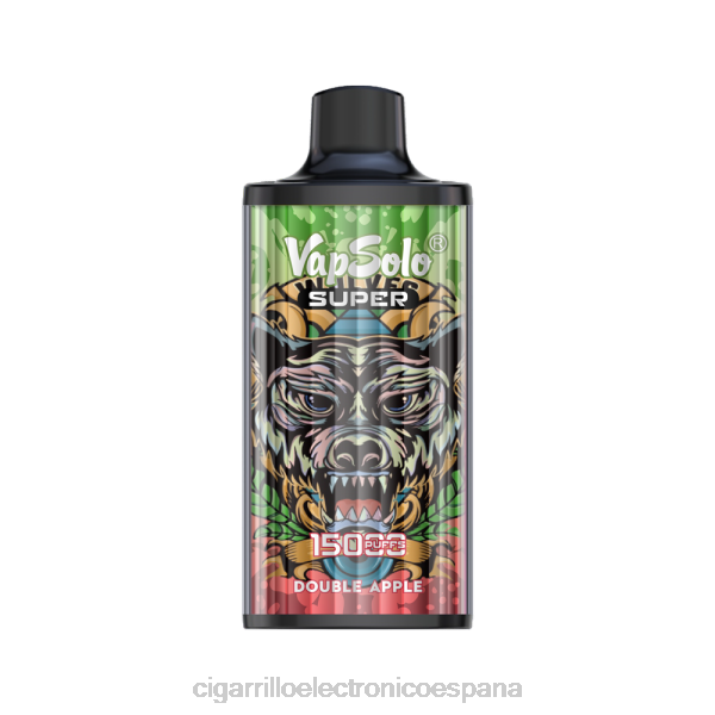 Distribuidor Vapeo Al Por Mayor - Vapsolo SUPER vaporizador desechable manzana doble DX88111