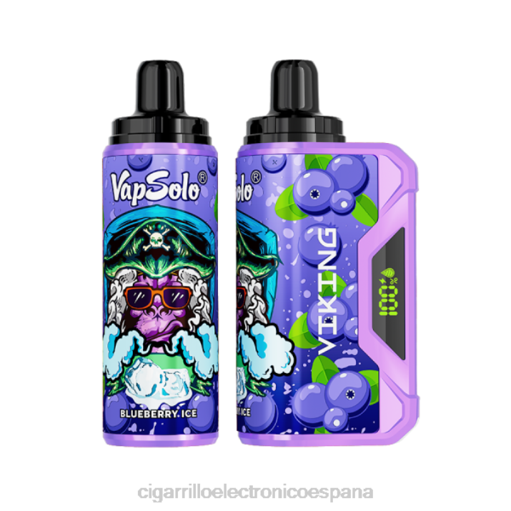 Cigarrillo Electrónico Blu - Vapsolo VIKING vaporizador desechable arándano DX88130