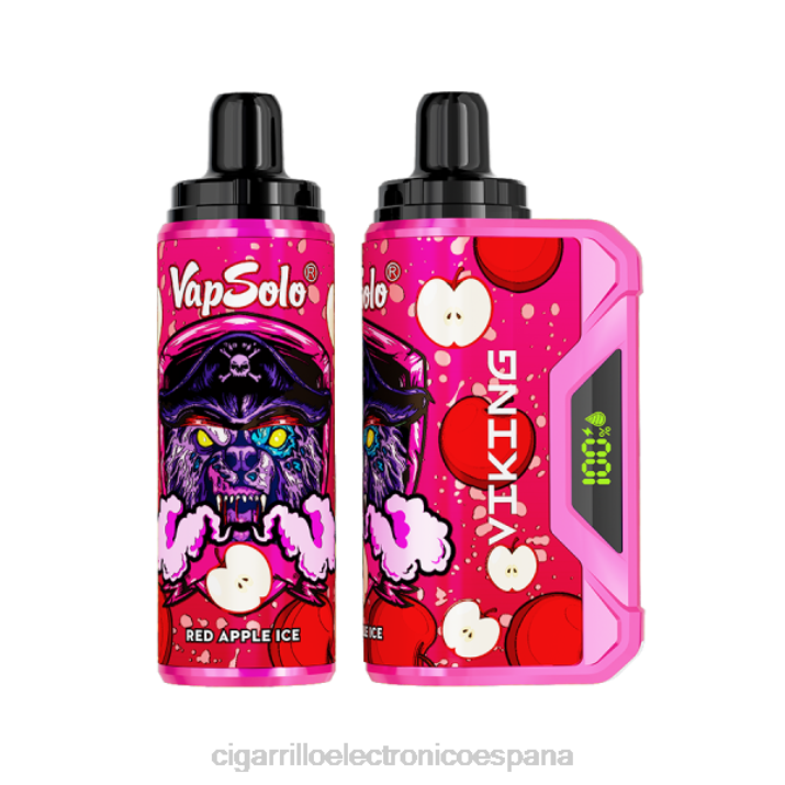 Cigarrillo Electronico Venta Mayoreo - Vapsolo VIKING vaporizador desechable hielo de manzana roja DX88136